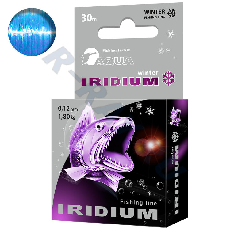 Леска Iridium 0.12 30м     Аква