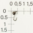 Морм.вольфр. Шар 2,5 чёрный с ушком PUBALL025BN
