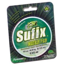 Леска пл. Matrix Pro Mid Green 0.12  135м    Sufix