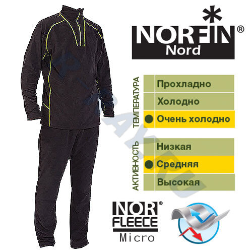 Термобелье NORD 02 р.M 3027002-M Norfin
