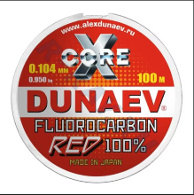 Леска Dunaev Fluorocarbon RED 0.330 мм   100м