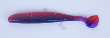 Приманка ZUB-IZI 125мм(4,8")-5шт, (цвет 021) фиолетовый верх - красный низ
