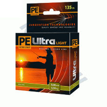 Пл. шнур PE Ultra Lihgt Olive 135m 0,08mm
