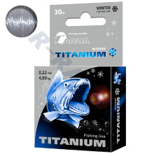Леска Titanium 0.22 30м     Аква