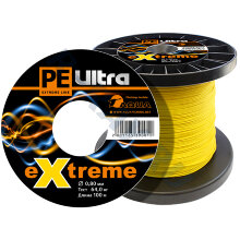 Пл. шнур PE Ultra Extreme 100m 0,80mm (цвет желтый)