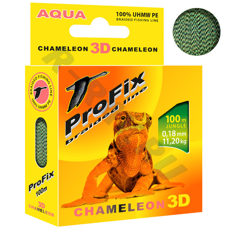 Пл. шнур ProFix Chameleon 3D Jungle 100m 0.18mm