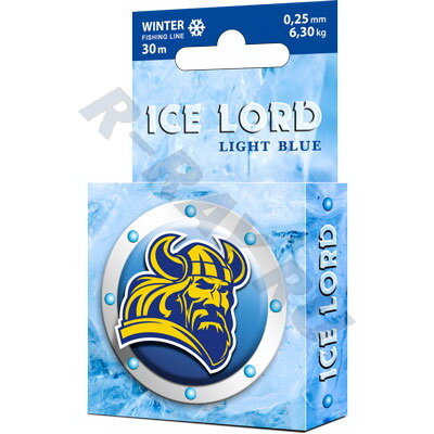 Леска Ice Lord Lihgt Blue 0.16 30м (уп. 8шт)     Аква