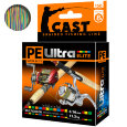Пл. шнур PE Ultra Elite Cast Multicolor (10) 150m 0,16mm