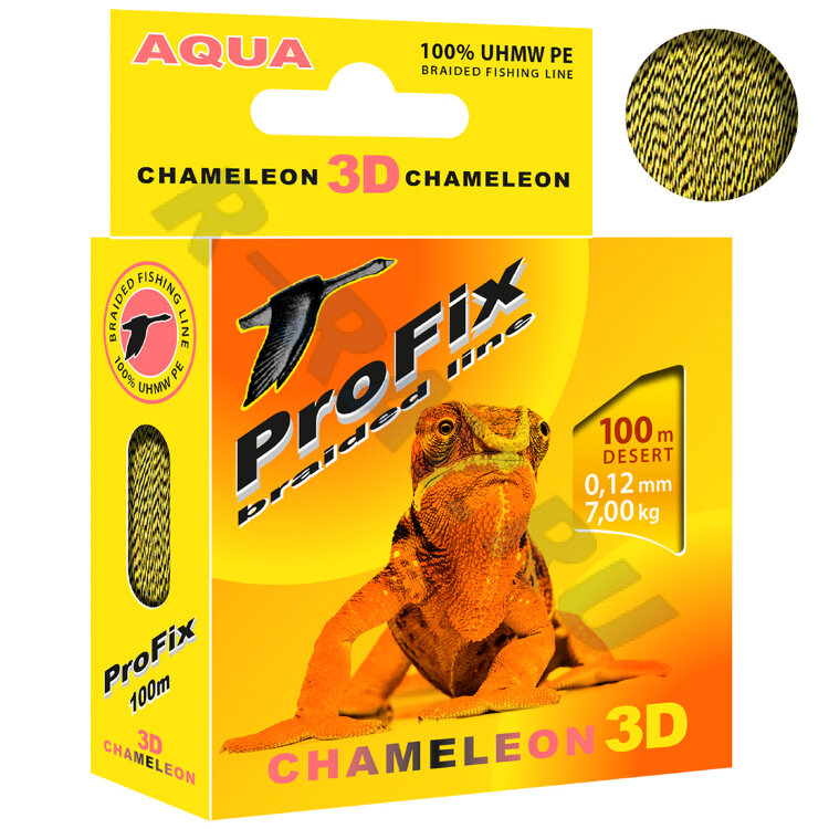 Пл. шнур ProFix Chameleon 3D Desert 100m 0.12mm