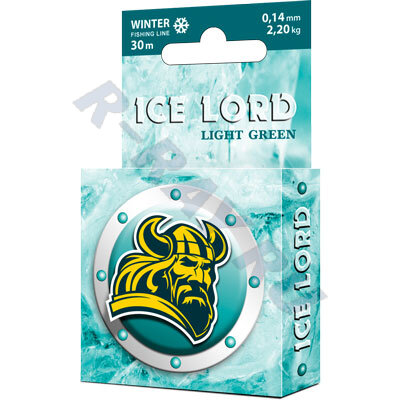 Леска Ice Lord Lihgt Green 0.12 30м (уп. 8шт)     Аква
