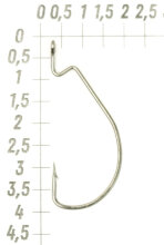 Крючки VD-102 Wide Range Worm (BLN) № 2, 5 шт/уп