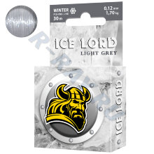 Леска Ice Lord Lihgt Grey 0.12 30м (уп. 8шт)     Аква