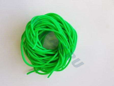 Кембрик (фасовка) d1,5*2,5 флуоресцентный зелёный (уп.20шт*10см)   Три Кита