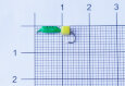 Морм.вольфр. Столбик 2 с кубиком Сырный (зелёный)  (уп. 15шт)     491