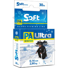 Леска PA Ultra Soft  0.16 30м (уп. 8шт)     Аква