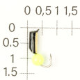М.в. 01-320-100-07 Гвоздик D 2 коронка латунь ядрёный глаз лимон 0,6гр.  (уп. 20шт)     ЗМ