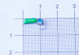 Морм.вольфр. Столбик 2,5 с кубиком Хамелеон (зелёный) (уп. 15шт)     455