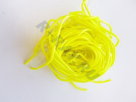 Кембрик d0,8*1,5 флуоресцентный желтый  (уп.10шт* 1м)     Три Кита