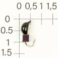 М.в. 03-320-100-13 Жучок D 2 коронка латунь кубик хамелеон 0,5гр.(уп. 15шт) ЗМ