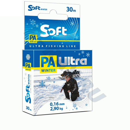 Леска PA Ultra Soft  0.10 30м (уп. 8шт)     Аква