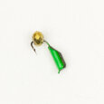 М.в. "Безнасадка" D 2,5 чёрный+зелёный, гр шарик, 0,6гр. (золото) 02-024-11 (5302-248-11)