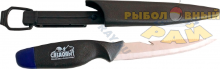 Нож разделочный "СЛЕДОПЫТ" нетонущий, дл. клинка 135 мм, в чехле  PF-PK-02