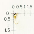 М.в. Капля с ушком гальваника с покраской 2,5 мм 0,26 гр. 1-GO MW-SP-1125-1-GO