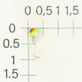 М.в. Капля с ушком гальваника с покраской 2,5 мм 0,26 гр. 1-SIL MW-SP-1125-1-SIL