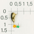 М.в. "Банан" D 4 золото+цв, бисер 18-022 (40041-311-20)