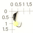 М.в. 07-320-100-07 Пингвин D 2 коронка латунь ядрёный глаз лимон 0,5гр.(уп. 15шт)    ЗМ