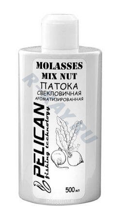 Добавка в прикорм "Pelican" Molasses mix nut 500мл.   PA-022