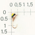 М.в. Капля с ушком гальваника с покраской 3,0 мм 0,42 гр. 1-CU   MW-SP-1130-1-CU