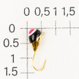 М.в. Капля с ушком гальваника с покраской 4,0 мм 0,99 гр. 1-GO MW-SP-1140-1-GO