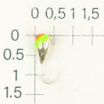 М.в. Капля с ушком гальваника с покраской 4,0 мм 0,99 гр. 1-SIL MW-SP-1140-1-SIL