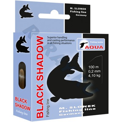 Леска Black Shadow 0.30 100м, цв. светлый торфяник   Аква