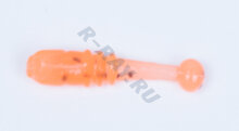 Приманка ZUB-KLOP  19мм-20шт, (цвет 250) морковный с блестками