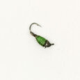 19-225-601 Морм.вольфр."Ручейник" D2,5 кручёный зелёный коронка с петлёй   КА