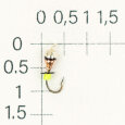 02-025-004 Морм.вольфр."Капля" D 2,5 (набор 25 шт) разнополярная с петлёй     ЗП