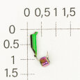 М.в. "Безнасадка" D 2 чёрный+зелёный, кубик, 0,4гр. (хамелеон) 06-035-21