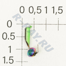 М.в. "Безнасадка" D 2 чёрный+зелёный, гр шарик, 0,5гр. (хамелеон) 02-016-21