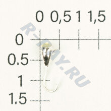 М.в. Капля с ушком эребус с фосфорн. заливкой 3,0 мм 0,35 гр. SilP MW-SP-6430-SILP