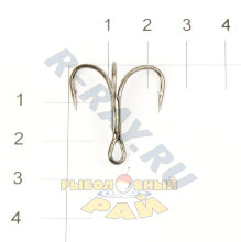 Крючки "Тройник VD-093 (BN) "Treble Hooks № 1/0", 25 шт/уп