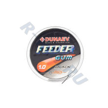 Dunaev Feeder Gum Black 1.0mm