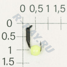М.в. "Безнасадка" D 1,5 чёрная, ядрёный глаз, 0,2гр. (зелёный) 14-015-09