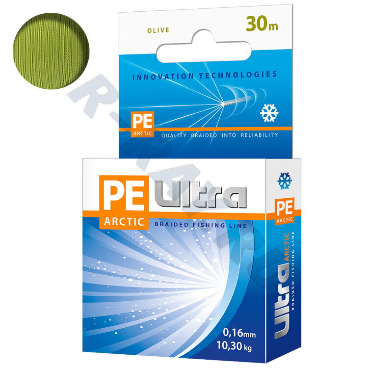 Пл. шнур PE Ultra Arctic 0,16 мм   30 м