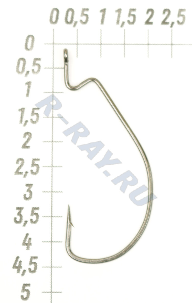 Крючки VD-102 Wide Range Worm (BLN) №  1/0, 4 шт/уп