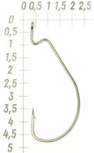 Крючки VD-102 Wide Range Worm (BLN) №  2/0, 4 шт/уп