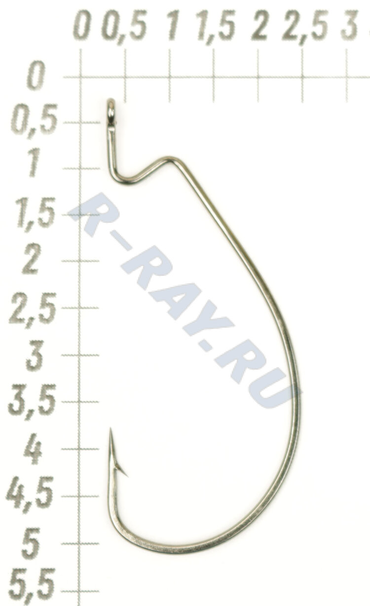 Крючки VD-102 Wide Range Worm (BLN) №  3/0, 3 шт/уп