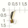 М.в. 09-320-100-13 Подёнка D 2 коронка латунь кубик хамелеон 0,5гр.  (уп. 15шт)     ЗМ